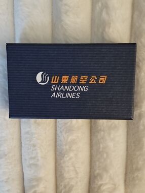 SHANDONG AIRLINES Chinese Boeing Aircraft Keychain Memento VTG/New Unused